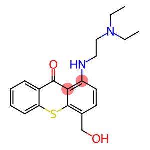 1-(2-diethylaminoethylamino)-4-methylol-thioxanthen-9-one