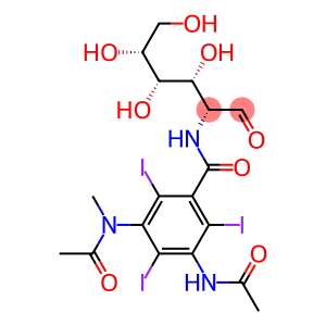 d-glucose,2-((3-(acetylamino)-5-(acetylmethylamino)-2,4,6-triiodobenzoyl)ami