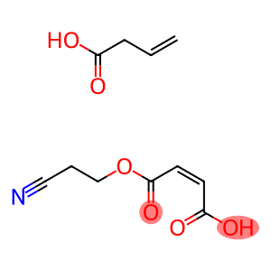 2-Butenedioic acid (Z)-, mono(2-cyanoethyl) ester, polymer with ethenyl acetate