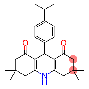 9-(4-isopropylphenyl)-3,3,6,6-tetramethyl-3,4,6,7,9,10-hexahydro-1,8(2H,5H)-acridinedione