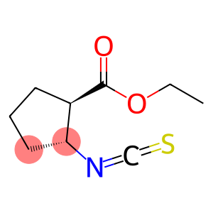 Cyclopentanecarboxylic acid, 2-isothiocyanato-, ethyl ester, (1R,2R)-rel- (9CI)