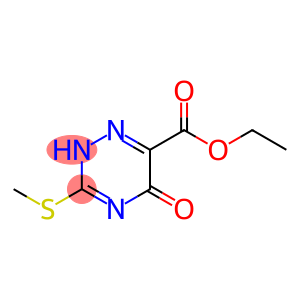 ethyl 3-(methylsulfanyl)-5-oxo-2,5-dihydro-1,2,4-triazine-6-carboxylate