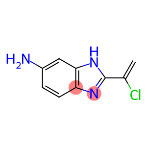 Benzimidazole, 5-amino-2-(1-chlorovinyl)- (8CI)