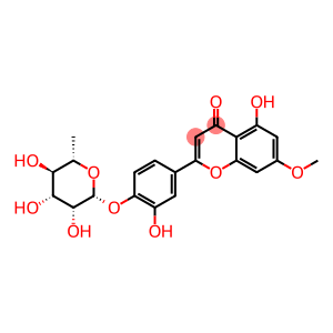4'-[(6-Deoxy-β-L-mannopyranosyl)oxy]-3',5-dihydroxy-7-methoxyflavone