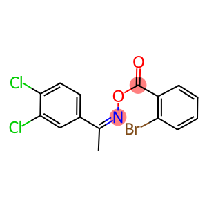 1-(3,4-dichlorophenyl)ethanone O-(2-bromobenzoyl)oxime