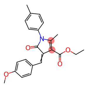 ethyl 4-(4-methoxybenzylidene)-2-methyl-1-(4-methylphenyl)-5-oxo-4,5-dihydro-1H-pyrrole-3-carboxylate