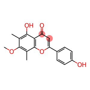 4H-1-Benzopyran-4-one, 5-hydroxy-2-(4-hydroxyphenyl)-7-methoxy-6,8-dimethyl-