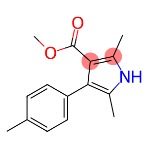 1H-Pyrrole-3-carboxylic acid, 2,5-dimethyl-4-(4-methylphenyl)-, methyl ester