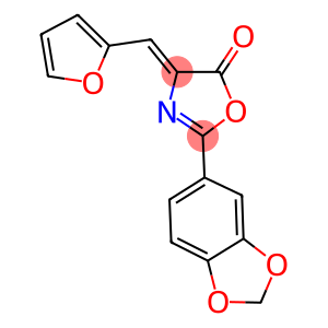 2-(1,3-benzodioxol-5-yl)-4-(2-furylmethylene)-1,3-oxazol-5(4H)-one