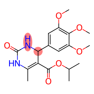 isopropyl 6-methyl-2-oxo-4-(3,4,5-trimethoxyphenyl)-1,2,3,4-tetrahydro-5-pyrimidinecarboxylate