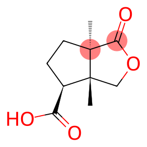 (3aR)-Hexahydro-3aβ,6aα-dimethyl-1-oxo-1H-cyclopenta[c]furan-4β-carboxylic acid