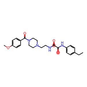 N~1~-(4-ethylphenyl)-N~2~-{2-[4-(4-methoxybenzoyl)-1-piperazinyl]ethyl}ethanediamide