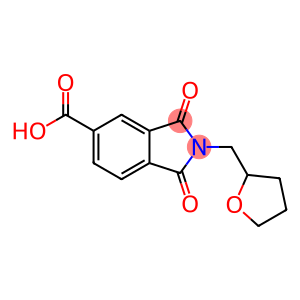 1,3-Dioxo-2-(tetrahydro-furan-2-ylmethyl)-2,3-dihydro-1H-isoindole-5-carboxylic a