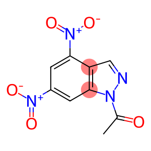 1-acetyl-4,6-bisnitro-1H-indazole