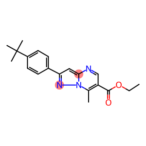 ethyl 2-(4-tert-butylphenyl)-7-methylpyrazolo[1,5-a]pyrimidine-6-carboxylate