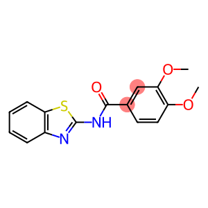 Benzamide, N-2-benzothiazolyl-3,4-dimethoxy-
