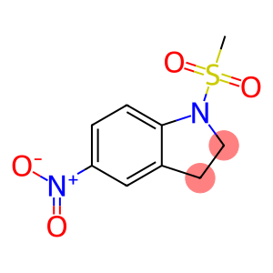 1-甲磺酰基-5-硝基-吲哚啉