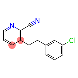 3-[2-(3-Chlorophenyl)ethyl]pyridine-2-carbonitrile