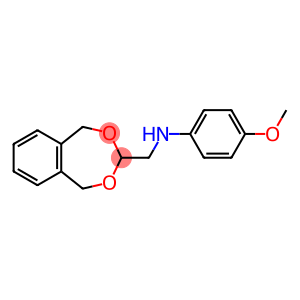 (5,9-DIHYDRO-6,8-DIOXA-BENZOCYCLOHEPTEN-7-YL-METHYL)-(4-METHOXY-PHENYL)-AMINE