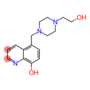 8-Quinolinol, 5-[[4-(2-hydroxyethyl)-1-piperazinyl]methyl]-