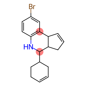 8-bromo-4-(3-cyclohexen-1-yl)-3a,4,5,9b-tetrahydro-3H-cyclopenta[c]quinoline