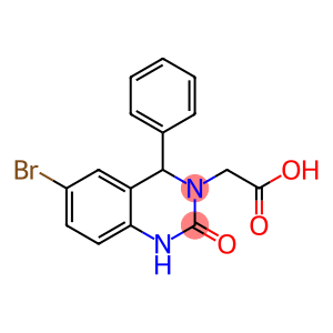2-(6-bromo-2-oxo-4-phenyl-1,4-dihydroquinazolin-3(2H)-yl)acetic acid