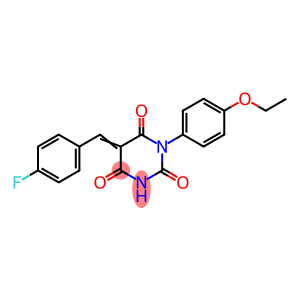 1-(4-ethoxyphenyl)-5-(4-fluorobenzylidene)-2,4,6(1H,3H,5H)-pyrimidinetrione