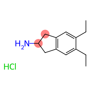 1H-Inden-2-amine,5,6-diethyl-2,3-dihydro-, hydrochloride