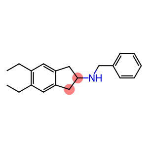 1H-Inden-2-amine, 5,6-diethyl-2,3-dihydro-N-(phenylmethyl)-
