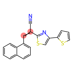3-(1-naphthyl)-2-[4-(2-thienyl)-1,3-thiazol-2-yl]acrylonitrile