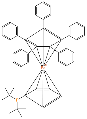 1,2,3,4,5-PENTAPHENYL-1-(DI-T-BUTYLPHOSPHINO)FERROCENE  CTC-Q-PHOS