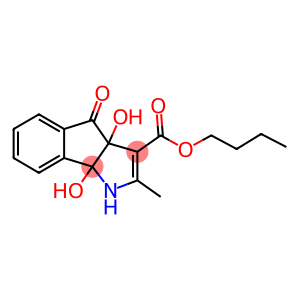 butyl 3a,8b-dihydroxy-2-methyl-4-oxo-1,3a,4,8b-tetrahydroindeno[1,2-b]pyrrole-3-carboxylate
