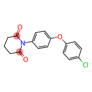 1-[4-(4-chlorophenoxy)phenyl]-2,6-piperidinedione