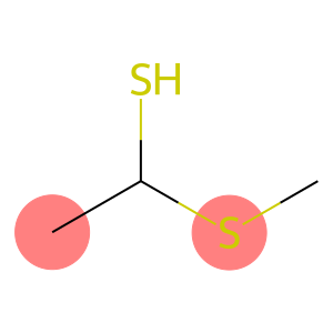 1- Methyl sulfanyl ethane thiol
