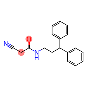 2-cyano-N-[3,3-di(phenyl)propyl]ethanamide