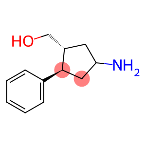 Cyclopentanemethanol, 4-amino-2-phenyl-, (1R,2R)-rel-
