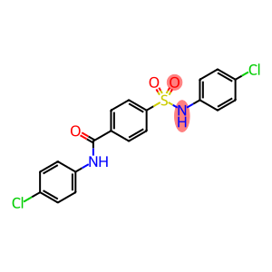 N-(4-chlorophenyl)-4-[(4-chlorophenyl)sulfamoyl]benzamide