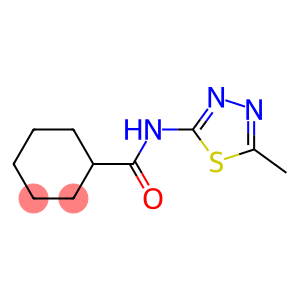 N-(5-methyl-1,3,4-thiadiazol-2-yl)cyclohexanecarboxamide