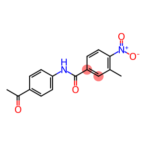Benzamide, N-(4-acetylphenyl)-3-methyl-4-nitro-