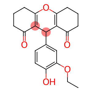 9-(3-ethoxy-4-hydroxyphenyl)-3,4,5,6,7,9-hexahydro-1H-xanthene-1,8(2H)-dione