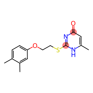 2-{[2-(3,4-dimethylphenoxy)ethyl]sulfanyl}-6-methyl-4(1H)-pyrimidinone