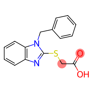 Acetic acid, 2-[[1-(phenylmethyl)-1H-benzimidazol-2-yl]thio]-