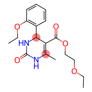 2-ethoxyethyl 4-(2-ethoxyphenyl)-6-methyl-2-oxo-1,2,3,4-tetrahydro-5-pyrimidinecarboxylate