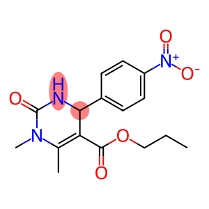 propyl 4-{4-nitrophenyl}-1,6-dimethyl-2-oxo-1,2,3,4-tetrahydro-5-pyrimidinecarboxylate