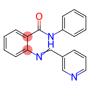 N-phenyl-2-{[(E)-pyridin-3-ylmethylidene]amino}benzamide