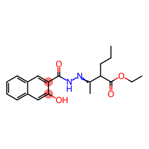 ethyl 2-[(1E)-1-{2-[(3-hydroxynaphthalen-2-yl)carbonyl]hydrazinylidene}ethyl]pentanoate