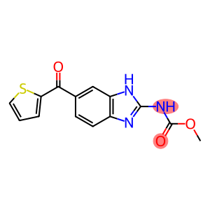 Methyl  N-(5-thenoyl-2-benzimidazolyl)carbamate,  Oncodazole,  R  17934,  [5-(2-Thienylcarbonyl)-1H-benzimidazol-2-yl]-carbamic  acid  methyl  ester,  Methyl  [5-(2-thienylcarbonyl)-1H-benzimidazol-2-yl]carbamate