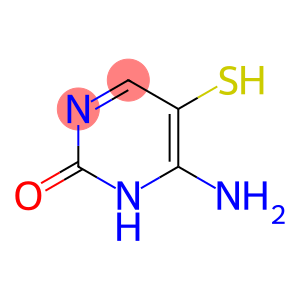 2(1H)-Pyrimidinone, 4-amino-5-mercapto- (9CI)