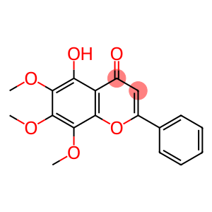 5-Hydroxy-6,7,8-trimethoxy-2-phenyl-4H-1-benzopyran-4-one