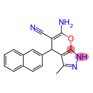 6-amino-3-methyl-4-(2-naphthyl)-1,4-dihydropyrano[2,3-c]pyrazole-5-carbonitrile